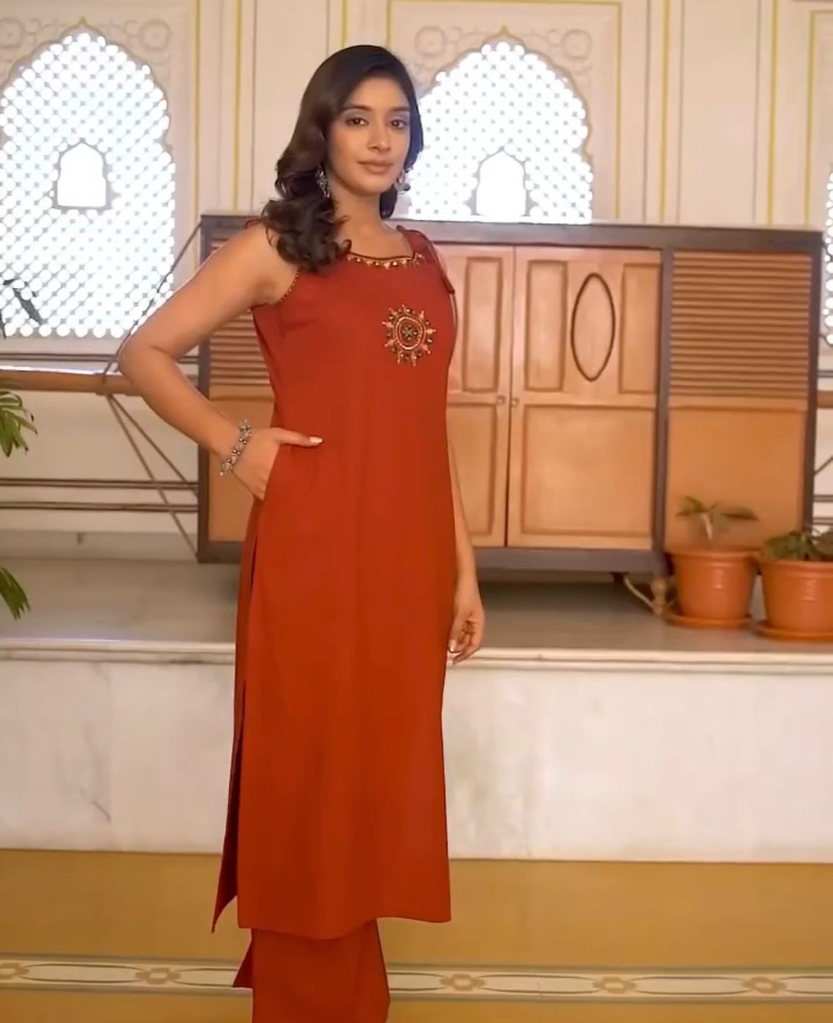 kurta with cotton plazo