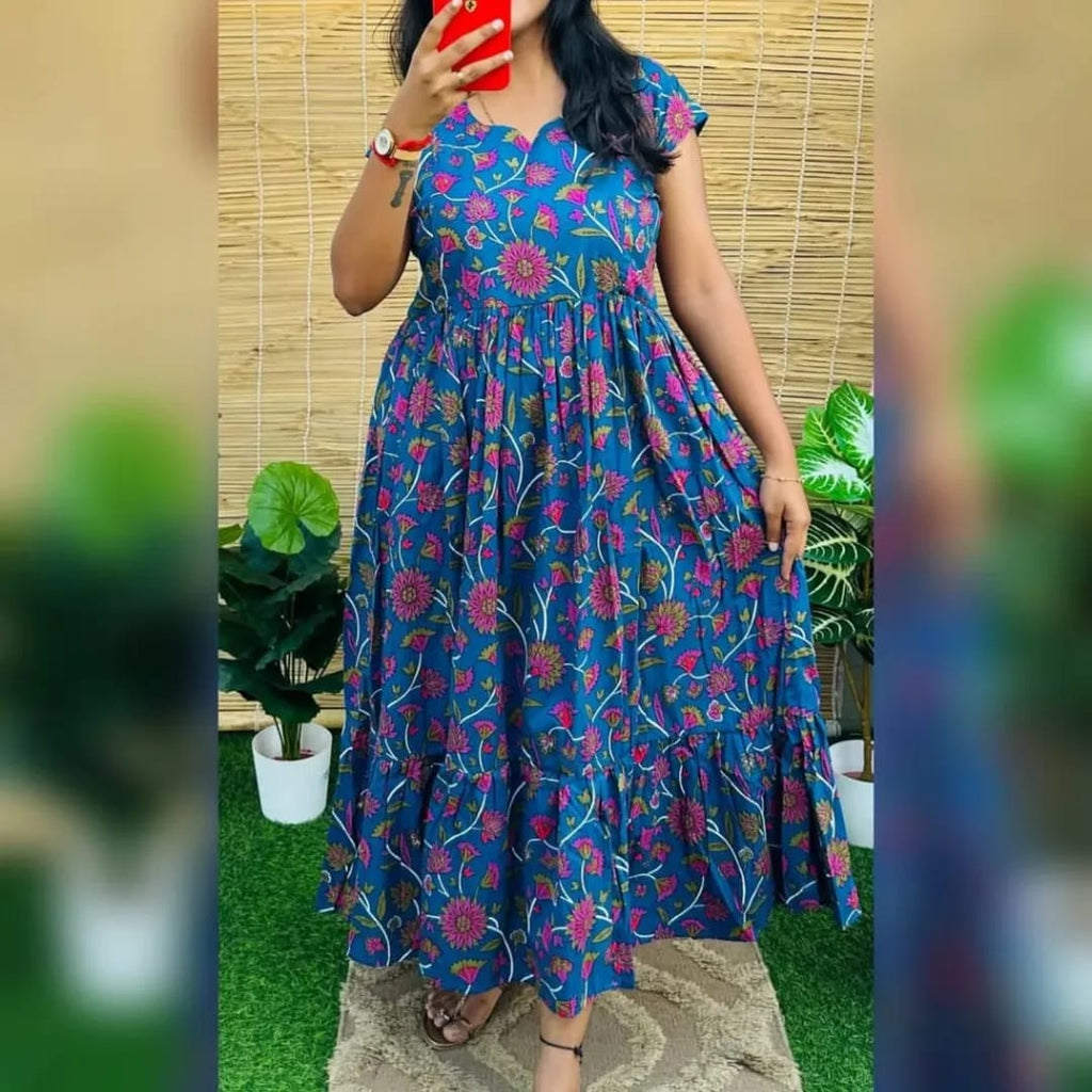 We Are Launching a very comfortable summer Special Midhi gown collection with for office and Regular wear*