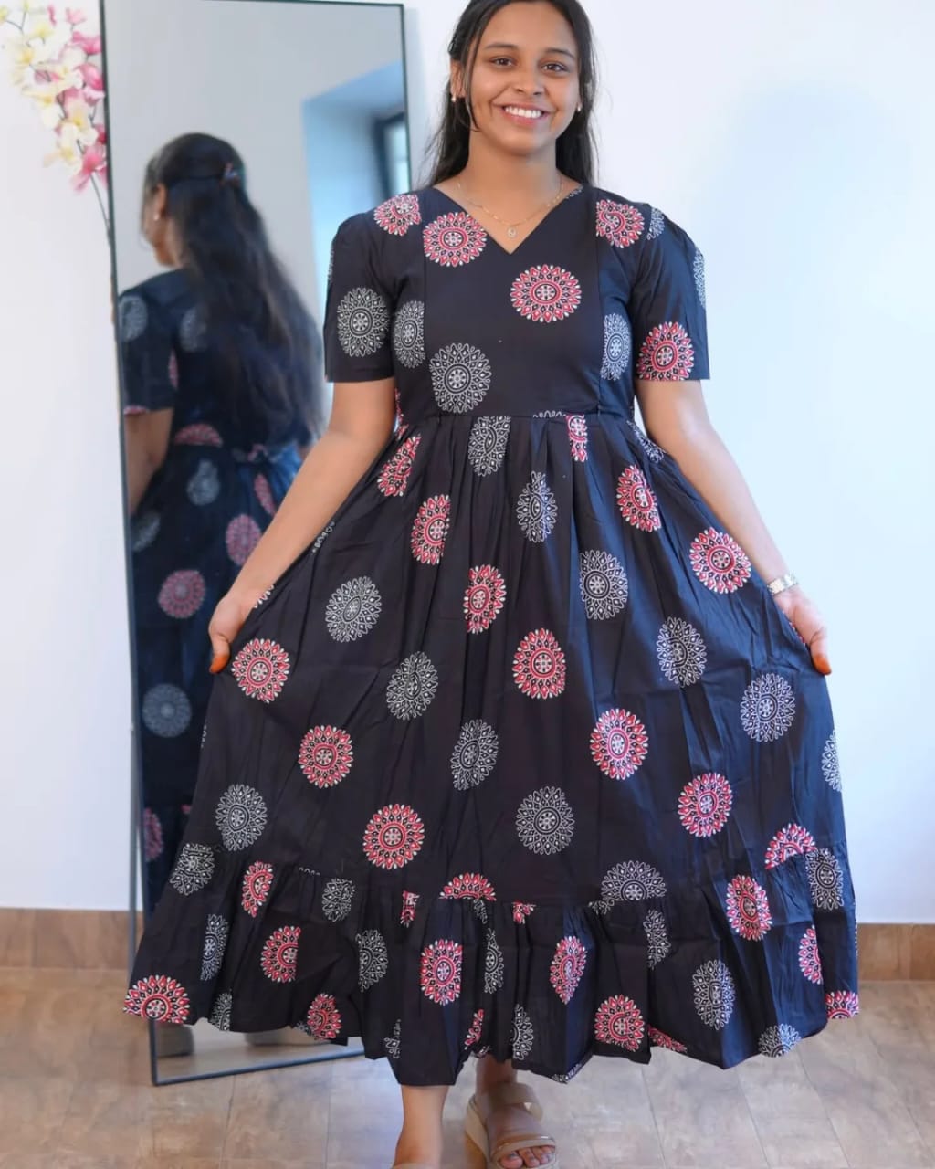 Midhi gown &nbsp collection with for office and Regular wear