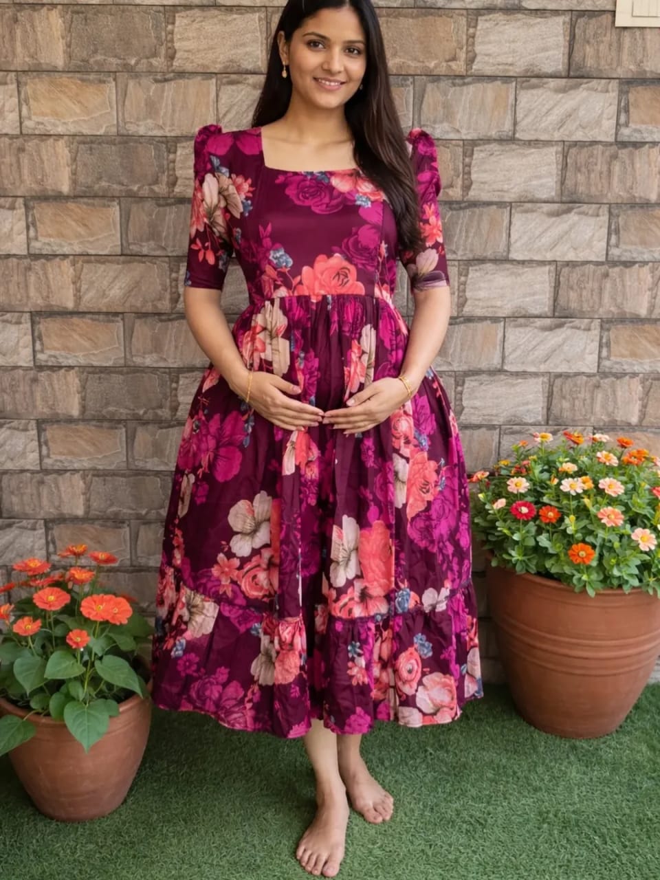 Midhi gown &nbsp collection with for office and Regular wear