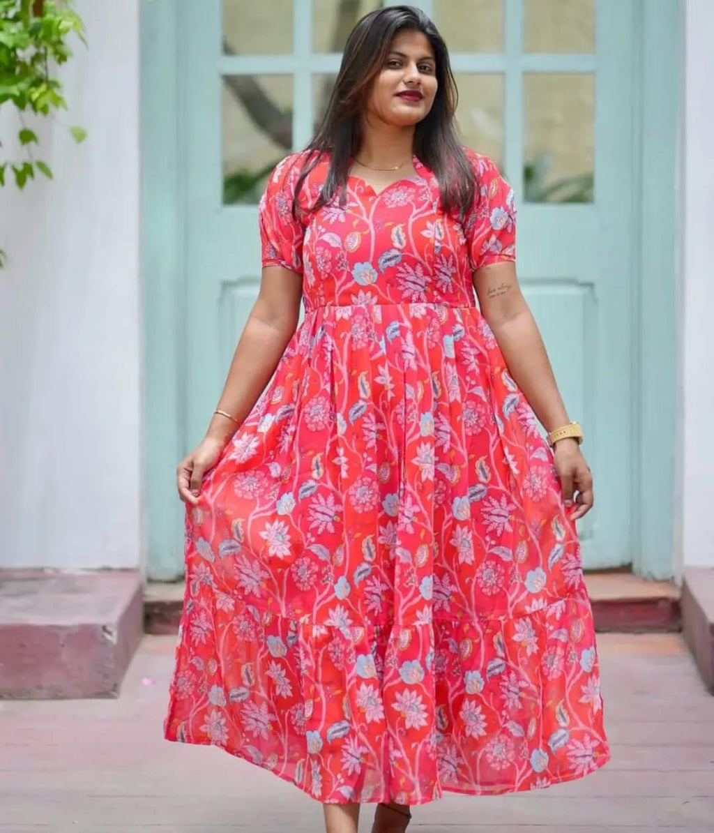 Midhi gown &nbsp collection with for office and Regular wear