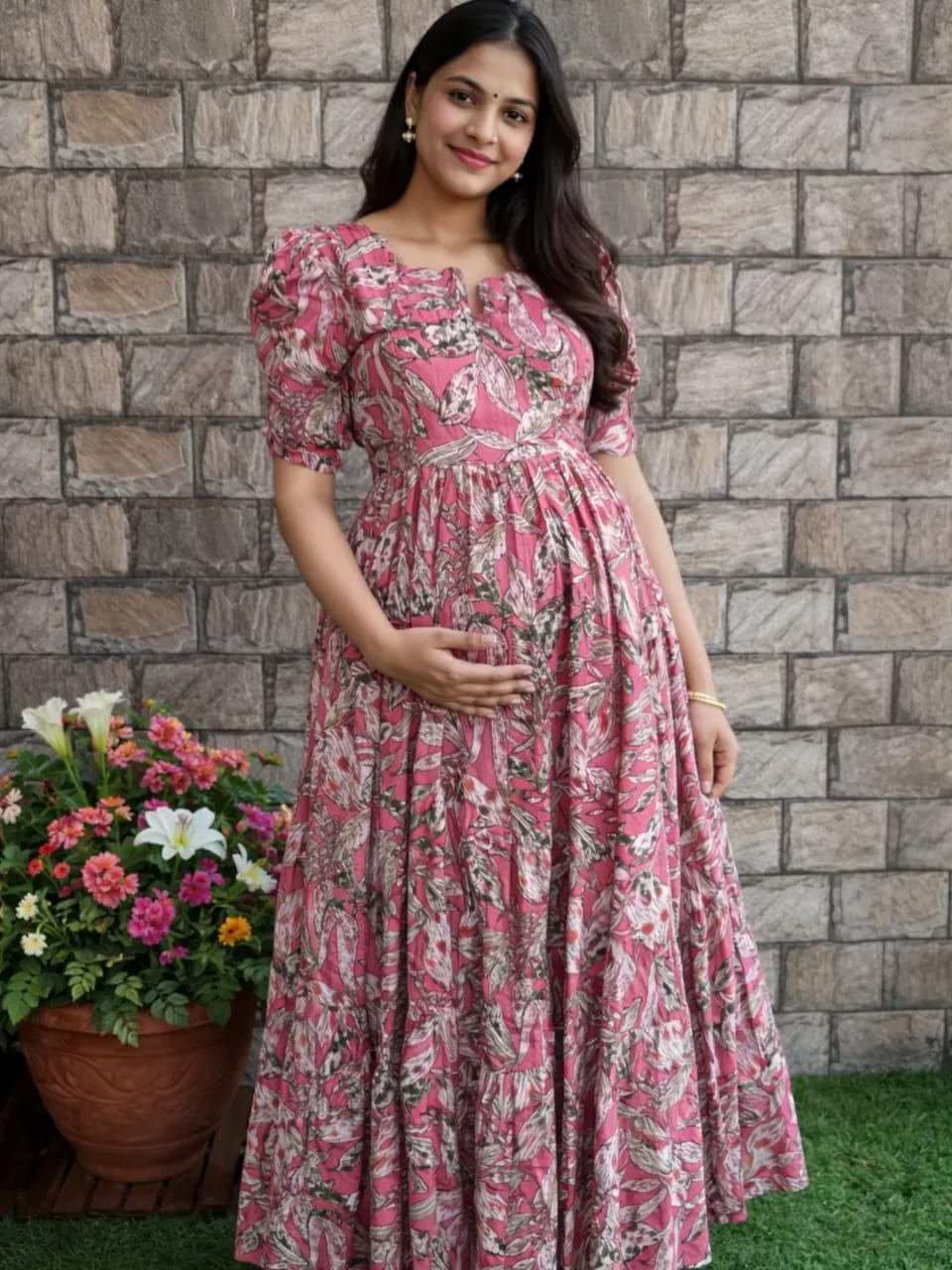 Midhi gown &nbsp collection with for office and Regular wear