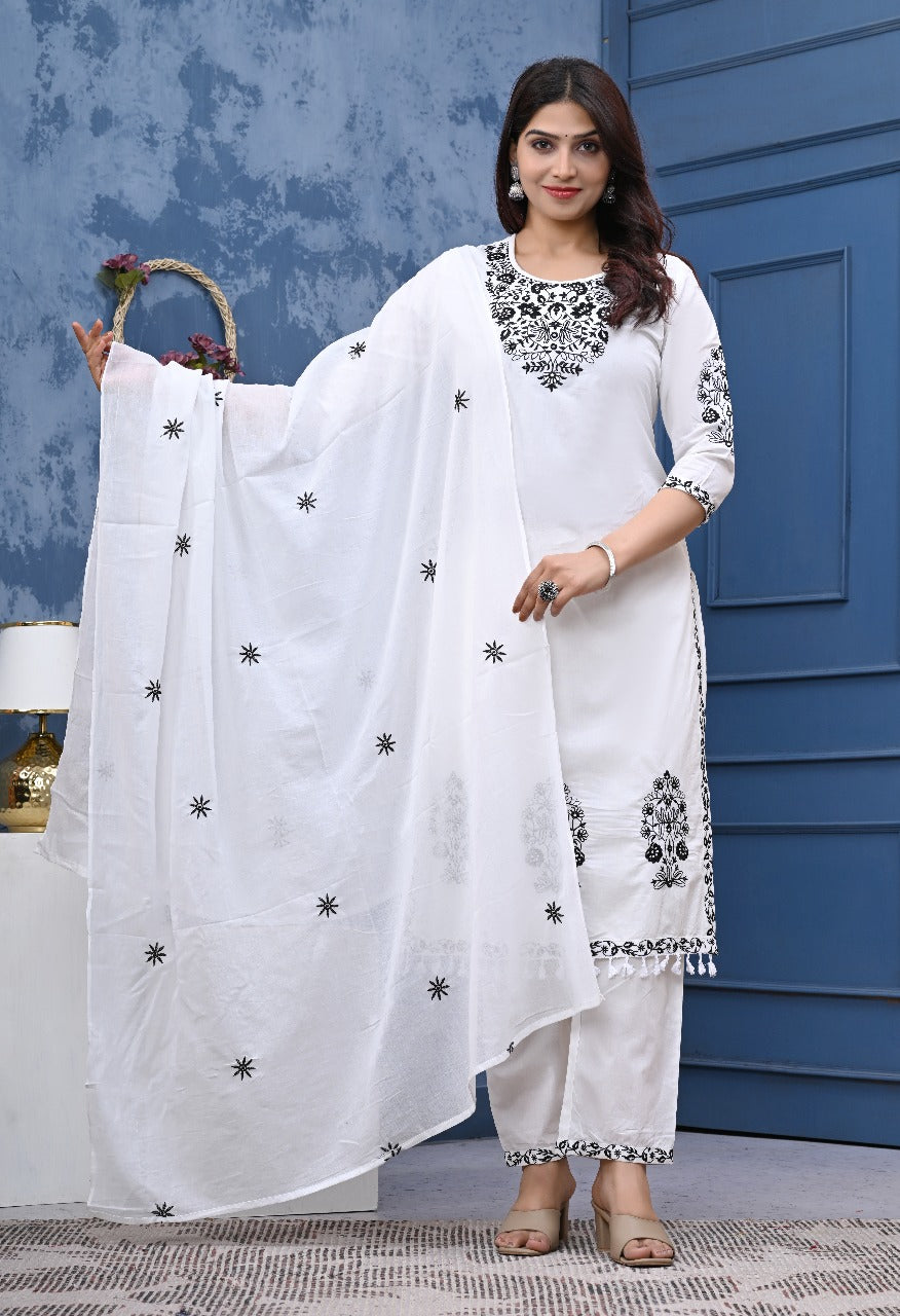 Elegant 3-Piece Kurta Set