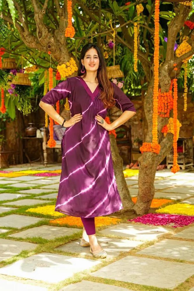This Festive season We have launch A beautiful ❤️😍😍❤️❤️Tye Dye Kurti set for Gorgeous ladies