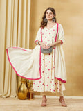 Jaipuri Kurta Trouser Dupatta Set